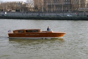 River Limousine in Paris on the Seine river